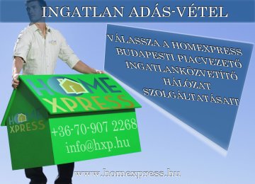 A Homexpress budapesti piacvezető ingatlanközvetítő hálózat
