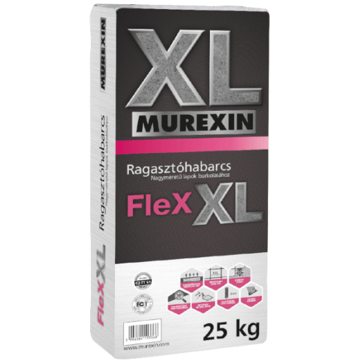 FLEX XL RAGASZTÓHABARCS 25KG SZÁLERŐSÍTETT, NAGY LAPOKHOZ C2FTS1
