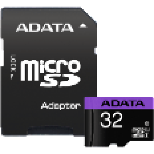 Micro SDHC kártya 32GB class 10 UHS-I (AUSDH32GUICL10-RA1)