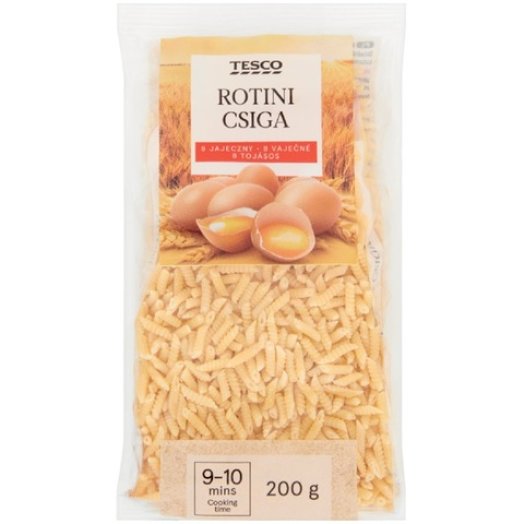 Tesco 8 tojásos száraztészta