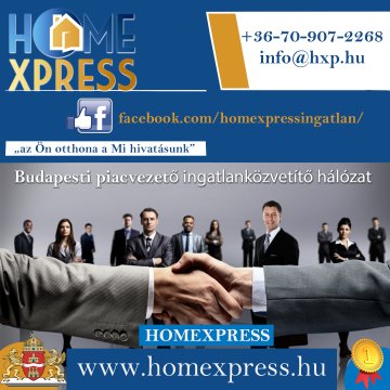 A Homexpress budapesti piacvezető ingatlanközvetítő hálózat