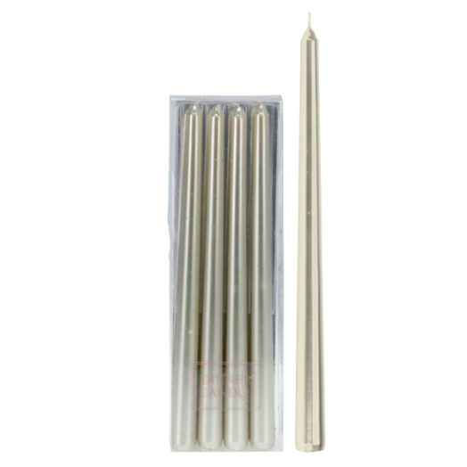 GYERTYA SZETT PEZSGŐ SZÍNŰ, 4DB-OS 30CM 4DB-OS