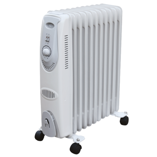 OLAJRADIÁTOR 2500W 11-TAGÚ ÁLLÍT- HATÓ TERMOSZTÁT,EGYSZERŰ TISZTÍTÁS