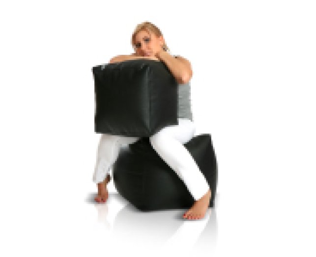 Cube S műbőr puff
