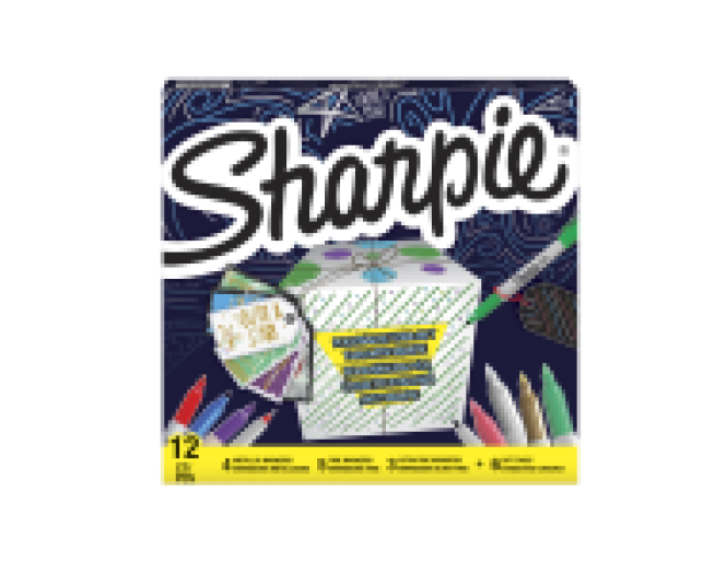 Sharpie permanent marker készlet 12db +ajándékkártya