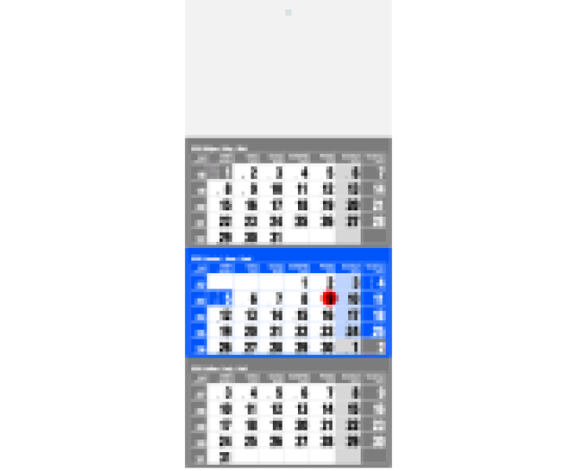 Speditőr 12 lapos 6061 kék