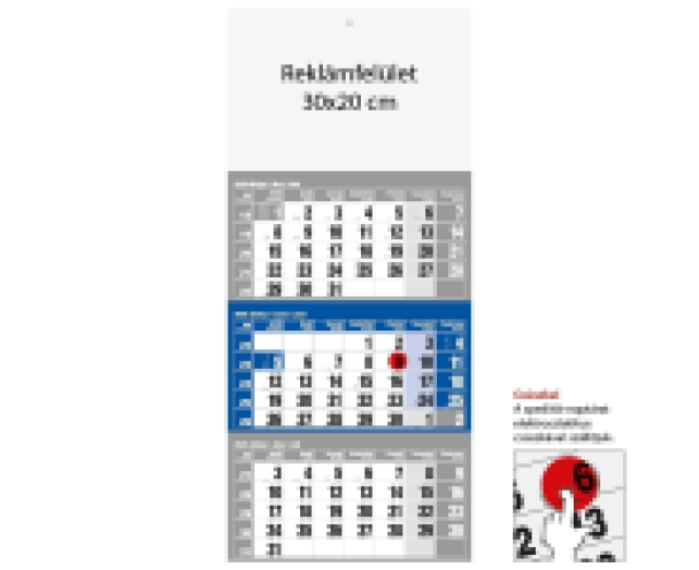 Speditőr 12 lapos 6061 kék