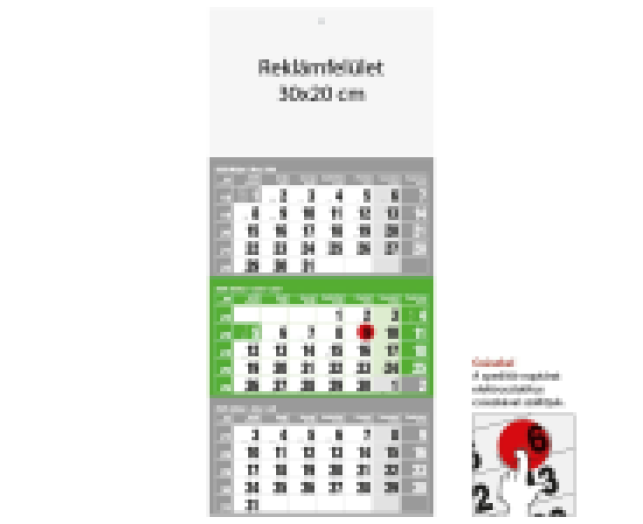 Speditőr 12 lapos 6061 zöld