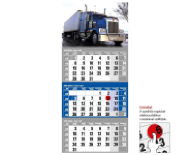 Speditőr 12 lapos Kamion 6061 kék