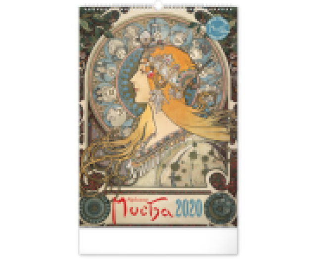 Falinaptár Alphonse Mucha 6094
