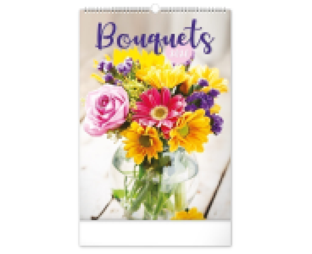 Falinaptár Bouquets 6094