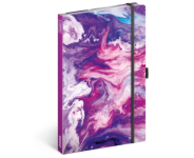 Zsebnaptár álló gumiszalagos Marble 5812