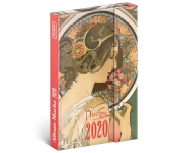 Mágneses zsebnaptár B/6 Alphonse Mucha