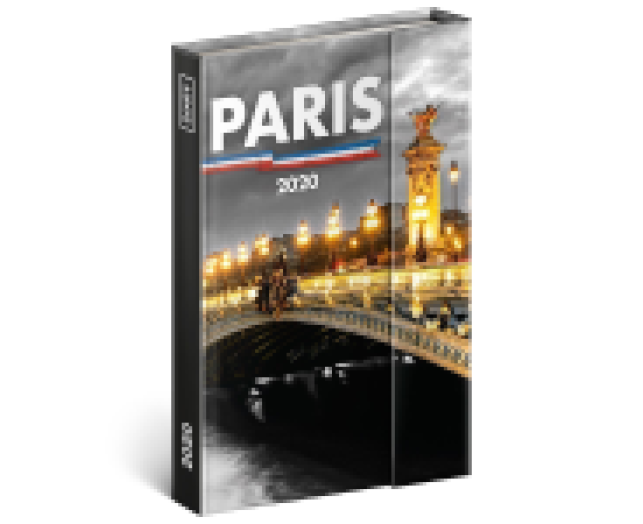 Mágneses zsebnaptár B/6 Paris