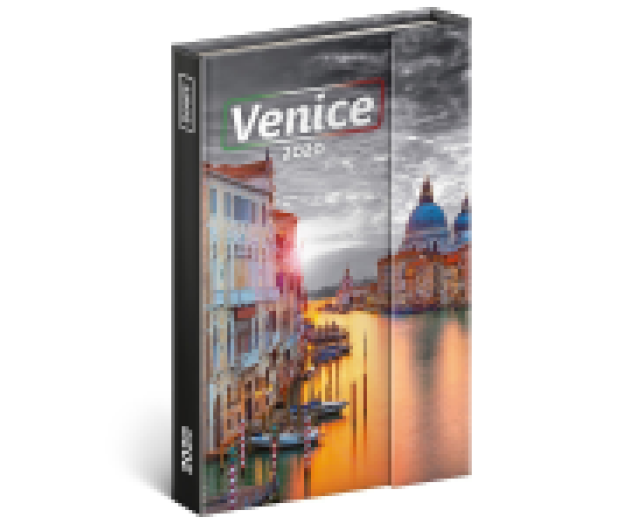 Mágneses zsebnaptár B/6 Venice