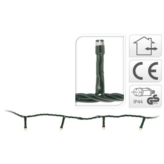 FÉNYFÜZÉR 480 LED-ES KÜLTÉRI EXTRA MELEG FEHÉR 3M