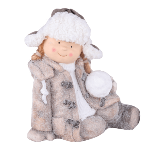 DEKOR FIGURA 34CM LÁNY ÉS FIÚ TIPUSOK