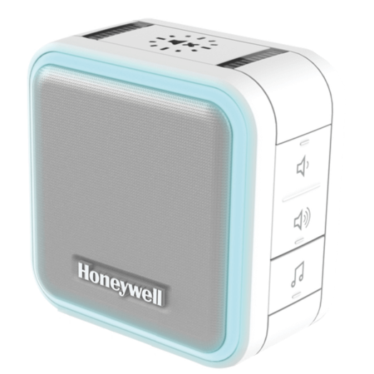 HONEYWELL VEZETÉK NÉLK.CSENGŐ FEHÉR LED VILÁGÍTÁS 150M, 6 DALLAM, IP55