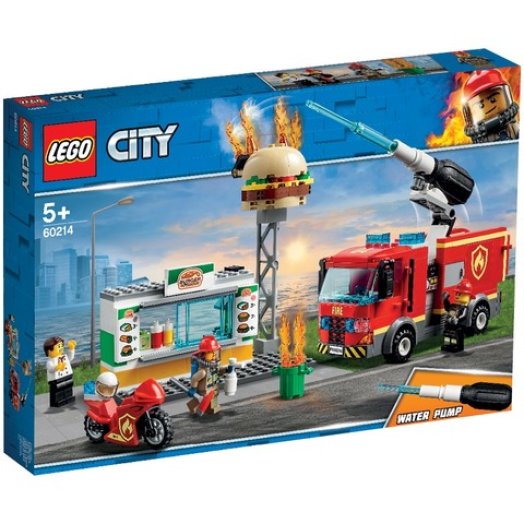 LEGO City tűzoltás a hamburgeresnél