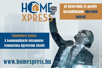 HOMEXPRESS INGATLANKÖZVETÍTŐ HÁLÓZAT!
