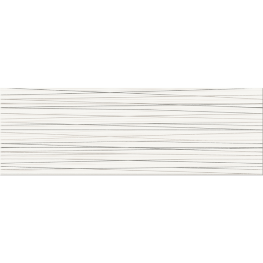 ECOSTA DEKOR CSEMPE 25X75CM FEHÉR/EZÜST