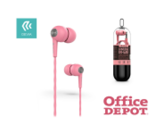 Devia ST325588 Kintone V2 rózsaszín fülhallgató headset