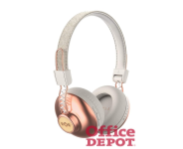 Marley EM-JH133-CP réz/fehér Bluetooth fejhallgató