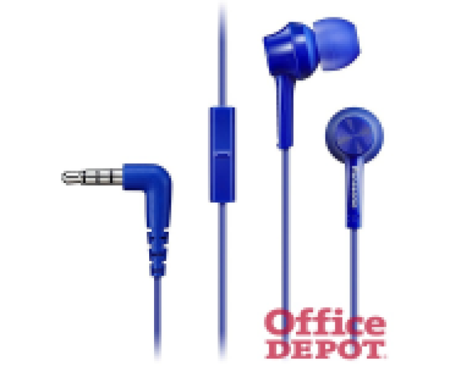 Panasonic RP-TCM115E-A kék mikrofonos fülhallgató headset