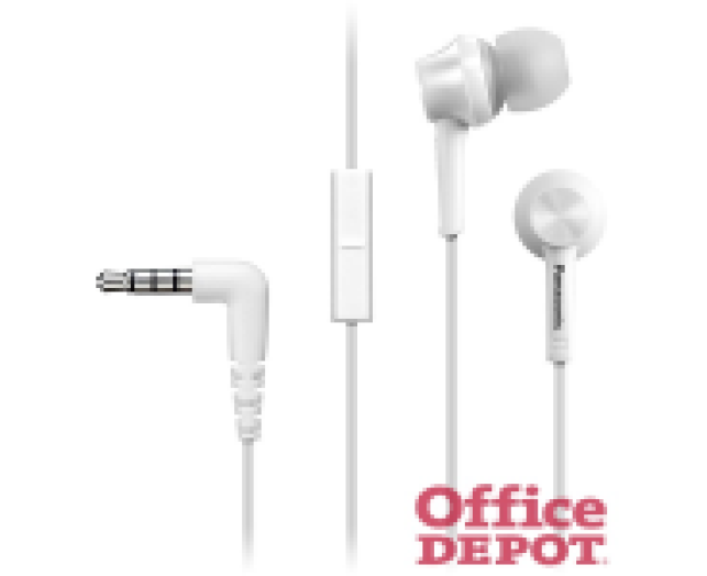 Panasonic RP-TCM115E-W fehér mikrofonos fülhallgató headset
