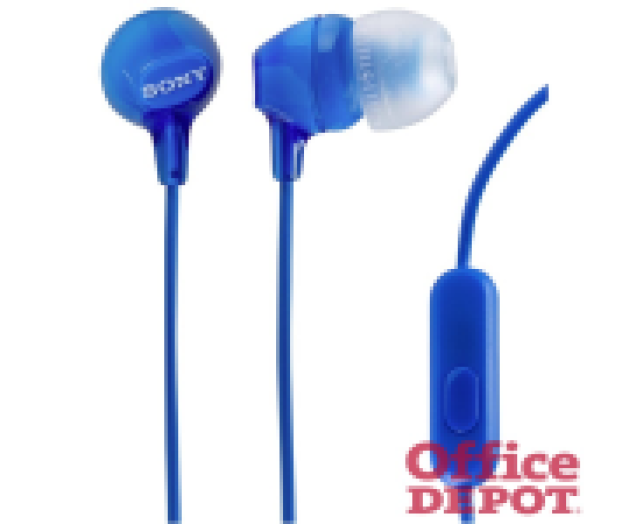 Sony MDREX15APLI.CE7 kék mikrofonos fülhallgató
