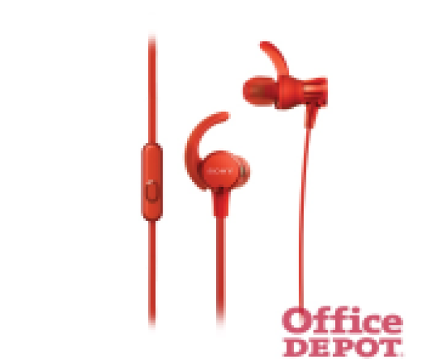 SONY MDRXB510ASR.CE7 sport piros fülhallgató