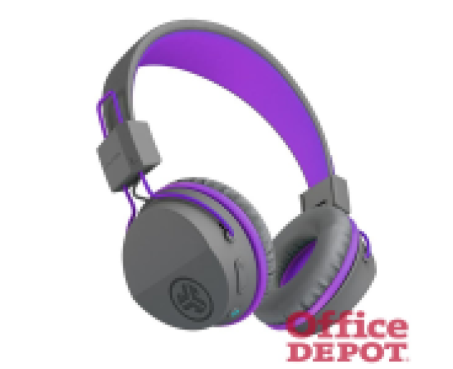 JLab JBuddies Studio grafit/viola gyerek Bluetooth fejhallgató