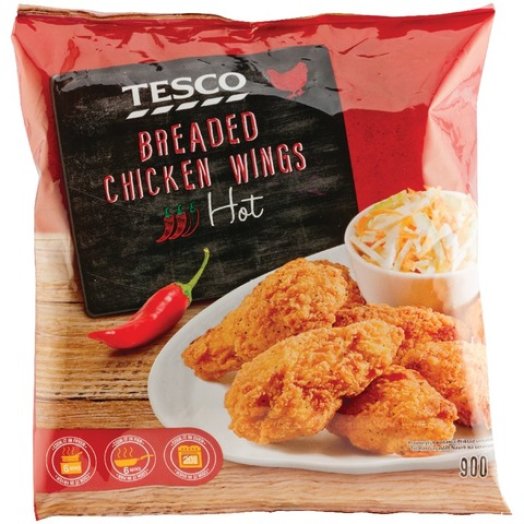 Tesco csípős csirkeszárnyak