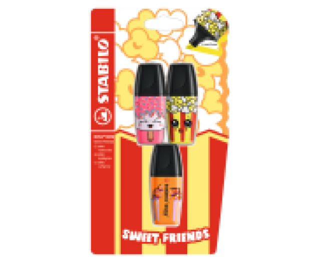 Stabilo Boss Mini Sweet Friend szövegkiemelő 3 db s/p/n