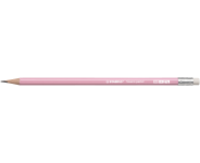 Stabilo Swano grafitceruza HB radírral Pastel pink