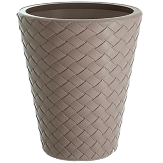 MATUBA VIRÁGTARTÓ KEREK 40CM, SZÜRKE