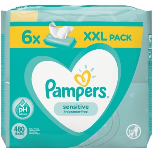 Pampers nedves babatörlő kendő multipack