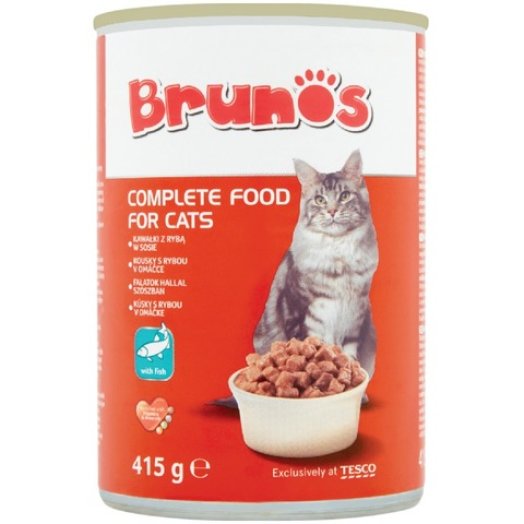 Brunos konzerv macskaeledel