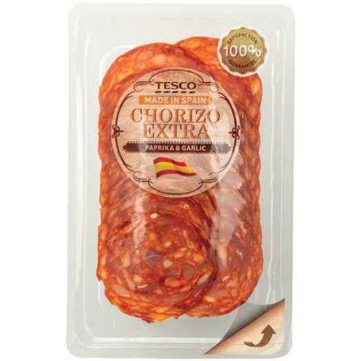 Tesco szeletelt chorizo