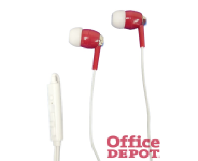 Falcon YM-436 piros mikrofonos fülhallgató headset