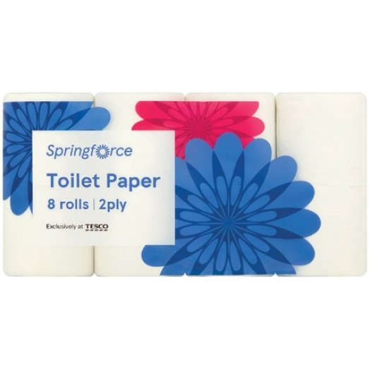 Springforce toalettpapír (8 db/cs)
