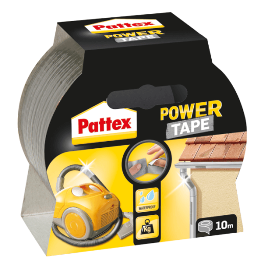 PATTEX POWER TAPE RAGASZTÓSZALAG 50MMX10M, EZÜST