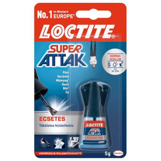 LOCTITE SUPERATTAK PILLANATRAGASZTÓ 5G ECSETES