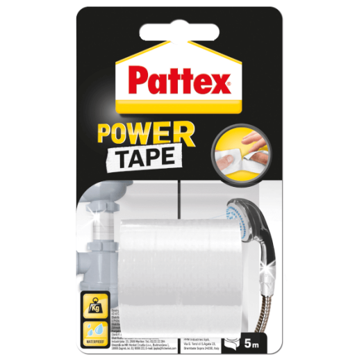 PATTEX POWER TAPE RAGASZTÓSZALAG 5M, FEHÉR