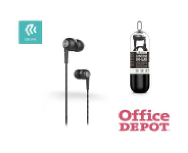 Devia ST325564 Kintone V2 fekete fülhallgató headset