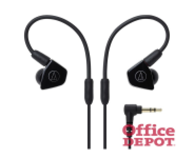 Audio-Technica ATH-LS50ISBK Live-Sound fekete fülhallgató headset