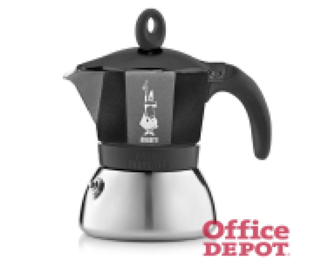 Bialetti Moka 6 személyes indukciós fekete kotyogós kávéfőző