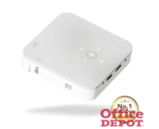 Innovative K5 X Mobile WiFi Multimedia WVGA fehér zseb LED projektor