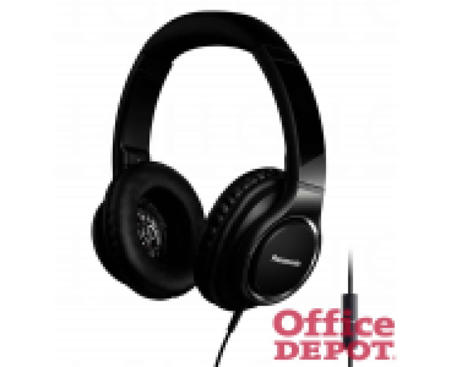 Panasonic RP-HD6ME-K fekete mikrofonos fejhallgató