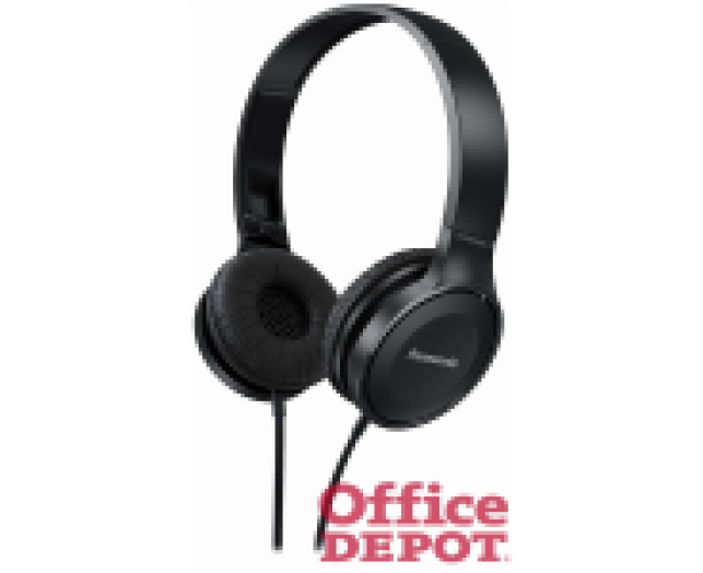 Panasonic RP-HF100ME-K fekete mikrofonos fejhallgató